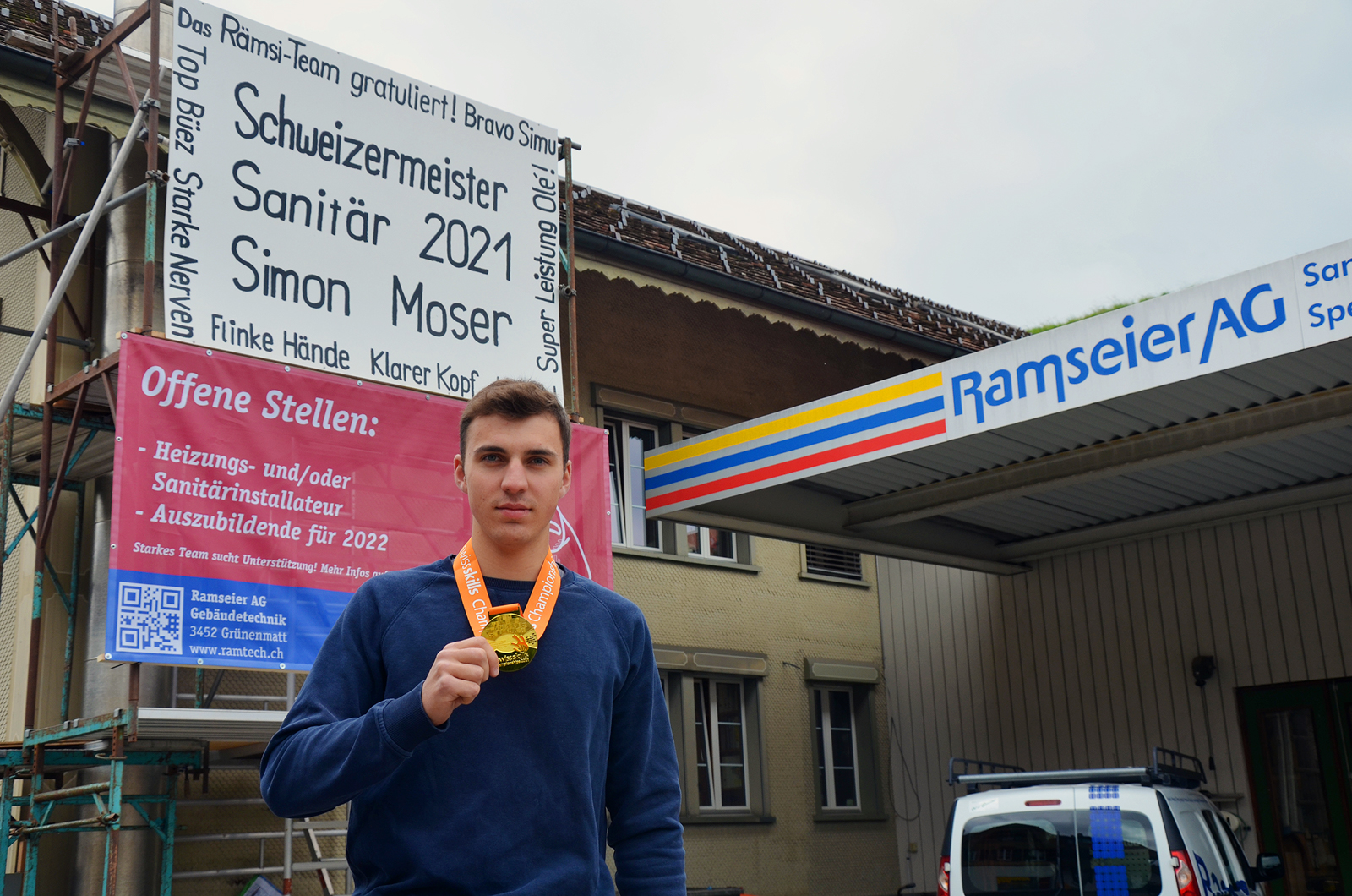 Simon Moser siegt an den SwissSkills - Der Unter-Emmentaler